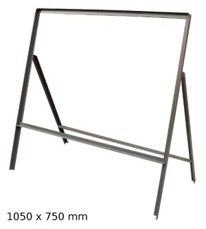 1050 x 750mm Rectangular - Metal Road Sign Frame