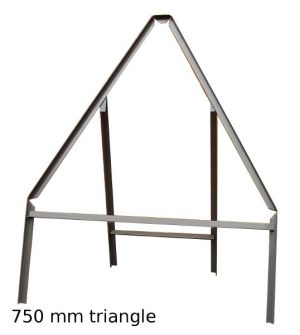 750mm Triangular - Metal Road Sign Frame