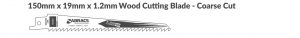 150mm x 19mm x 1.2mm WOOD - 6 TPI COARSE CUT