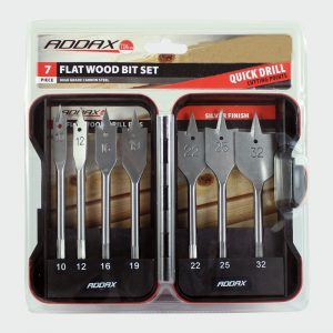 TIMCO 7 PIECE FLAT BIT SET