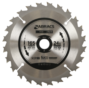 ABRACS TCT CIRCULAR SAW BLADE 165mm x 20mm x 24t - 2.3mm Kerf