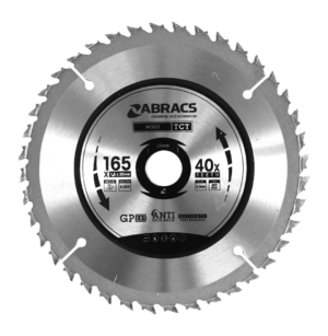 ABRACS TCT CIRCULAR SAW BLADE 165mm x 20mm x 40t - 2.3mm Kerf