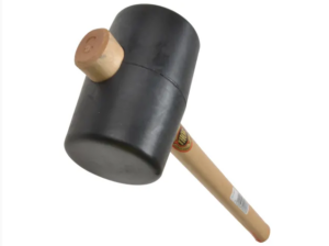 THOR 957 BLACK RUBBER MALLET 3.1/2" - 2.5lb