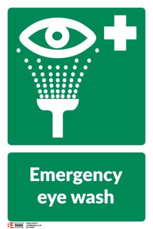 EMERGENCY EYE WASH - 200MM X 300MM